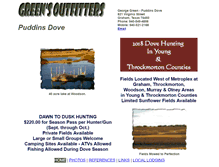 Tablet Screenshot of greensoutfitters.com